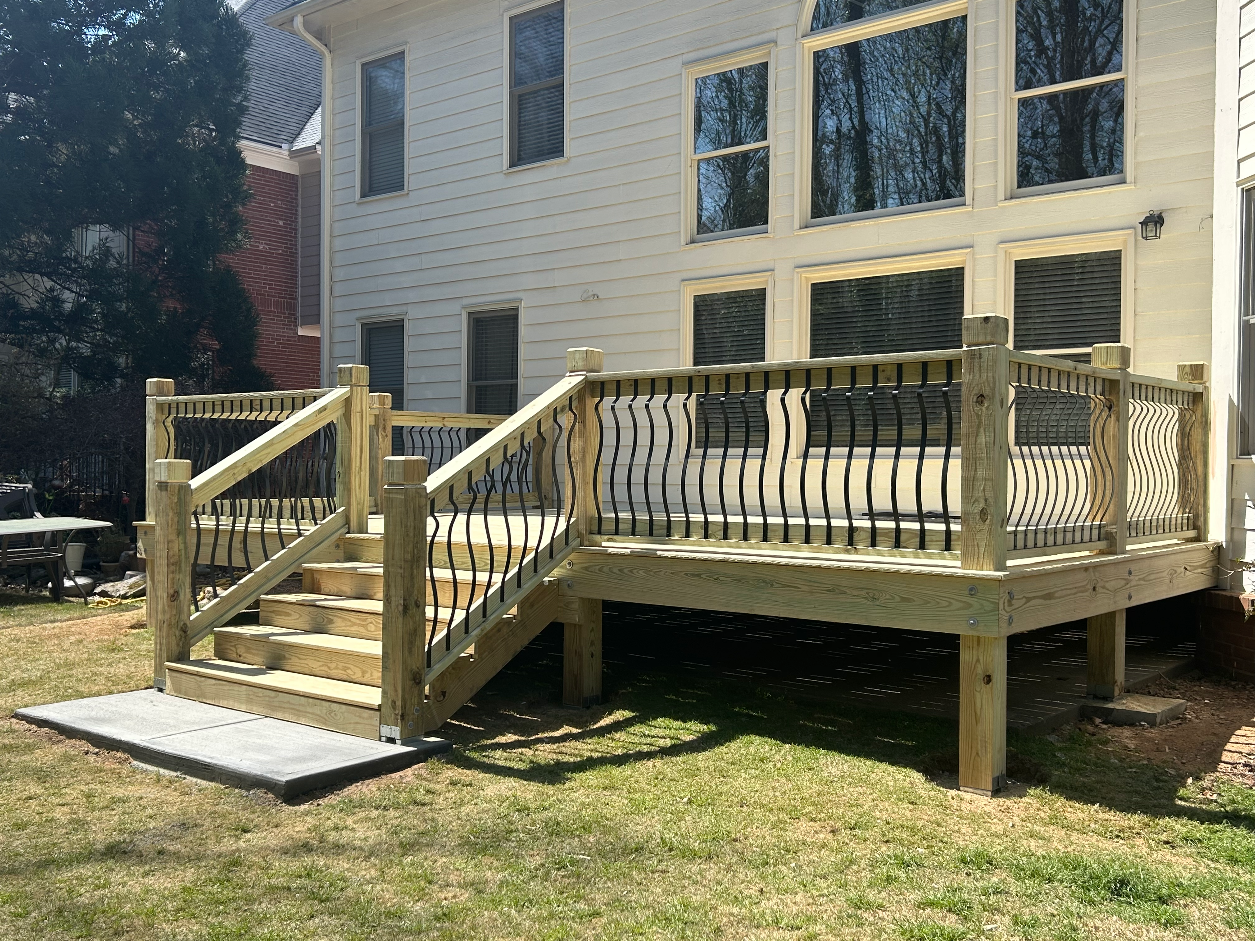 Deck and stair build